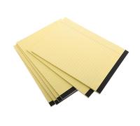 Uonlytech 6pezzi Blocco Note Giallo Con Sezioni e Righe Staccabili Per Appunti Organizzati Per Scuola Ufficio e Materiale Docente