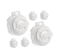 Uonlytech 6pezzi Coperture Per Pulsanti Della Lavatrice Di Blocco Di Sicurezza Copri Pulsanti Di Ragazzo Ragazza Ragazza Protezione Di Avvio Un Clic Blocchi Di Sicurezza Per Ragazzo