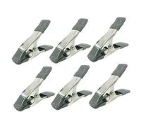 Uonlytech 6pezzi Morsetti Molla Per Fondali Clip Per Mussola e Tela Robusti Cuscinetto Anti-scivolo Adatti Per Fotografia e Falegnameria