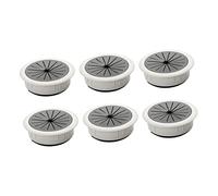 Uonlytech 6pezzi Passacavi Scrivania Alloy Grommet Per Organizzazione Copertura Per Computer Per e Casa