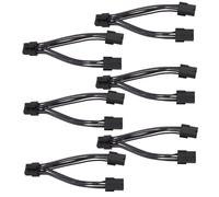 Uonlytech 6pezzi Splitter y Per Alimentazione Gpu Pin Pin Di Alimentazione Pcie Per Schede Video Prolunga Per Pcie Per Computer