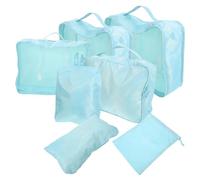 Uonlytech 7pezzi Organizer di Borsa da Viaggio Cubi da Imballaggio per Valigie per Riporre Vestiti Cosmetici Articoli da Toeletta e Scarpe