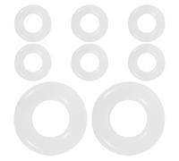 Uonlytech 8 Paia Ganci Auricolari per Occhiali in Silicone Antiscivolo Supporti Auricolari Regolabili e Ipoallergenici per Occhiali da Sole e da Vista Accessori Sportivi per e Adulti