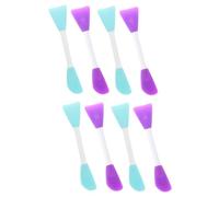 Uonlytech 8 Pezzi Spatole Manico Liscio per Pittura in Silicone Leggero Set Design Doppia Punta per Pittura a Olio e Ceramica