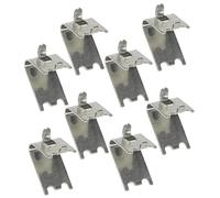 Uonlytech 8pezzi Clip Per Frigorifero Inossidabile Facili Installare Compatibili Congelatori e Frigoriferi Standard Per Organizzazione e Stabilità