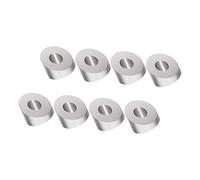 Uonlytech 8pezzi Kit Di Rondelle Smussate Acciaio Inossidabile Per Fissaggio Gradi Accessori Per Ringhiere Facili Da Installare e Adatti Per Progetti Fai Te Di Railing Con Cavi