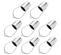 Uonlytech 8pezzi Porta Lampada in Ferro Portalampada Da Parete Base Per Lampada Anello Per Paralume Telai Per Paralumi Adatto Per Applique Lampade Europee Plafoniere