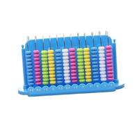 Uonlytech Abaco Aritmetico a 12 Aste in Plastica Sicura per Bambini, Strumento Didattico per Calcolo e Sviluppo Mentale, Giocattolo Educativo per Scuola Primaria e Apprendimento Matematico