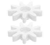 Uonlytech Accessori per Macchinette delle Gomme da Masticare 2 Pezzi Ingranaggi in Plastica a 9 Denti per Distributori a Gettoni Ricambi per Flipper e Giocattoli Meccanici Fai da Te