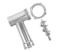 Uonlytech Accessori per Trita Carne da Cucina in Lega di Alluminio, Argento, per Macchina Trita Carne Elettrica e Blender, per Preparazione Salsicce e Cucina Domestica