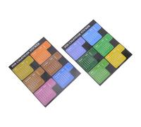 Uonlytech Adesivi per Pianificatore Mensile 2026 Set da 12 Mesi Linguette Indice Colorate Resistenti per Agenda Calendario e Diario - Organizzazione Annuale Segnalibri Multifunzione per