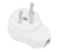 Uonlytech Alimentazione Israeliana Standard con Connettore Elettrico Maschio Bianco Sostituzione Rapida per Uso Ufficio e Industriale