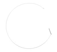 Uonlytech Anello di Tenuta Prevenzione delle Perdite per Porta Lavatrice a Carica Frontale e Fissaggio Sicuro Molla in Filo D'acciaio Argento da 33 Cm