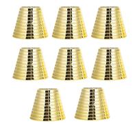 Uonlytech Anello Hair Cuff Gold Ponytail Holder 8Pcs Cuff Ponytail Holder Gold for Women And Girl Hair Accessories Molletta