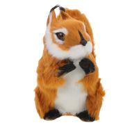 Uonlytech Animali di peluche a forma di scoiattolo: realistiche statuette di scoiattolo, di animale selvatico artificiale, peluche simulato per l'arredamento di casa, ufficio e fattoria.