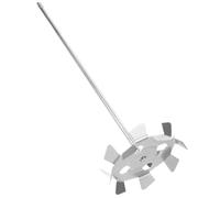 Uonlytech Asta di Miscelazione in Ferro Zincato per Trapano, Miscelatore di Vernice e Stucco, Accessorio per Cemento e Cartongesso, Attacco Stabile per Progetti di Ristrutturazione