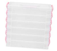 Uonlytech Astuccio Impilabile Per Matite Organizer Multifunzionale Portatile Per Cancelleria Scatola Portaoggetti Trasparente Per Penne Gomme