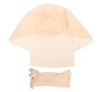 Uonlytech Berretto Calvo Da 2 Pezzi Per Adulti - Berretto Calvo In Lattice Con Cuffia Per Parrucca Accessorio Per Costume Per Accessori Per Costumi Per Feste A Tema Halloween Per Adulti