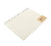 Uonlytech Blocco Note Creativo per Scuola e Ufficio, Carta Beige Semplice | Portatile e Facile da Riporre, Protegge le Pagine Interne, Stile Semplice e Moderno per Appunti Quotidiani