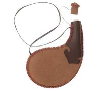 Uonlytech Borsa Bota in Pelle Tradizionale Resistente all’Usura, Sacchetto Porta Liquidi Portatile Leggero, Borsa per Acqua e Vino per Campeggio, Escursionismo e attività Colore Casuale