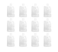 Uonlytech Borsa da Viaggio per Cosmetici 12 Pezzi, Sacchetti Smerigliati Salvaspazio per Lozione, Contenitori Cosmetici Ricaricabili in Plastica Traslucida di Perdite, per Viaggi e Cura