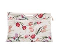 Uonlytech Borsa Porta-Aghi per Uncinetto Manico in Legno, Organizer per Attrezzi da Maglia Resistente e Pratica, Custodia Portaoggetti per Ganci da Tessitura per Lavori a Maglia e Uncinetto