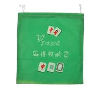 Uonlytech Borsa Porta Mahjong Coulisse, Contenitore Portatile Riutilizzabile per Tessere Mahjong, Custodia Compatta Leggera per Viaggi e Organizzazione Giochi da Tavolo