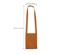 Uonlytech Borsa Tracolla Uomo Cotone Resistente Borsa Monaci Buddista Portatile Capacità per Accessori Buddha