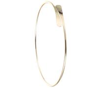Uonlytech Bracciale Rigido Regolabile in Metallo Dorato per Donna Braccialetto Bangle Chic Espandibile Gioiello da Polso Personalizzabile per Uso Quotidiano e Feste