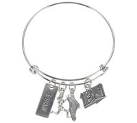 Uonlytech Braccialetto da Corsa per Maratona in Acciaio Inox per Donna, Gioielli Sportivi Souvenir Mezza Maratona, Regalo per Appassionate di Running e Fitness