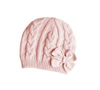Uonlytech Cappellino Ragazzo Ragazza Rosa in Morbida con Maglia Bambina Cappello Caldo e Traspirante per Fotografie e Regalo Shower