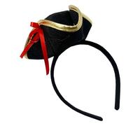 Uonlytech Cappello da Pirata Fascia Elastica Accessorio per Carnevale e Cosplay per Feste Tema e Giochi di Ruolo per Ragazze e Donne