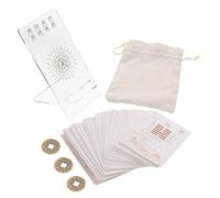 Uonlytech Carte Divinatorie I Ching Esagrammi in Resistente Kit Oracolo Cinese per Principianti Collezione e Regalo Versatile