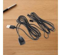 Uonlytech Cavo di estensione del segnale remoto IR - Cavo di controllo remoto universale con indicatore LED da 3,5 mm - Estensione del ricevitore a infrarossi da 1,5 m per TV e teatro