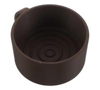 Uonlytech Ciotola da Barba con Manico in Plastica Marrone 3d per Schiuma Densa, Piccolo Portasapone da Barba da Uomo per Rasatura e Cura Quotidiana