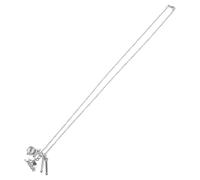 Uonlytech Collana Ciondolo Tamburo in Acciaio Inossidabile, Gioielli Note Musicali per Batteristi Uomo e Donna, Accessori Musicali per Eventi e Concerti Rock