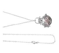 Uonlytech Collana Commemorativa la Cremazione in Metallo Ciondolo Urna Svitabile, Gioiello Minimalista le Ceneri degli Animali Domestici, Ricordo Leggero e Resistente per Uso