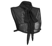 Uonlytech Colletto Finto in Pizzo Nero da Donna Colletto Staccabile Mezzo Camicetta per Autunno e Inverno Rimovibile Elegante e Comodo per Ogni Occasione