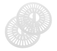 Uonlytech Coperchio di Ricambio per Centrifuga Lavatrice 2 Pezzi in Plastico Rotondo, Distribuzione Uniforme, Prolunga la Durata della Lavatrice, Adatto per Tamburo di Centrifuga