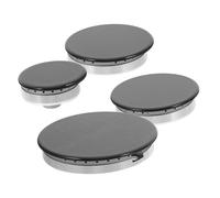 Uonlytech Coperchio per Bruciatore da Cucina in Alluminio e Ferro, Parte Fornello Gas Installazione Facile, Pulizia Semplice e Design Elegante per Ambienti Domestici