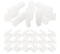 Uonlytech Copertura per Spina in Plastica Resistente, Set da 100 Pezzi, Copriprese Elettriche Anello di Estrazione, Protezione Sicurezza Casa e Ufficio