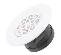 Uonlytech Copertura Presa D’aria Rotonda Abs Regolabile 100 Mm Per Ventilazione Interna e Sfiato Condizionatore, Bocchetta Di Scarico Per Soffitto, Dispositivo Di Areazione Ambienti Domestici