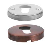 Uonlytech Copri-serratura in Acciaio Inossidabile 304 Marrone Design Elegante e Riparazione Facile, Copertura Proteggi Serratura per Porta Aspetto senza Cuciture