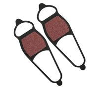 Uonlytech Copriscarpe Antiscivolo in Silicone con Suola in Sabbia Ruvida Trazione Sicura per Escursionismo Pesca su Ghiaccio e Alpinismo Nero Resistente e Facile da Indossare