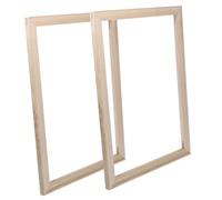 Uonlytech Cornice in Legno per Dipinti su Tela Supporto per Pittura Artistica Comodo da Usare Adatto per Olio Acquerello Guazzo Pastelli per Casa Ufficio La Galleria