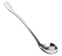 Uonlytech Cucchiaio Adattivo per Anziani con Tremori Manico Lungo Ergonomico in Posata Curva per Disabili e Persone con Mobilità Ridotta Utensile per Mangiare in Autonomia Mano Destra