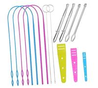 Uonlytech Cucire Strumenti Infila Cordoncini Gancio per Girare Passanti Strumenti di Ricambio per Cucire Cordoncini Fai da Te Accessori per Maglieria