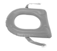 Uonlytech Cuscino Gonfiabile Rialzo WC Anziani in PVC con Ventose Coprisedile Sedile Comfortevole e Leggero Pieghevole e Portatile con Borsa per Viaggio e Uso Domestico