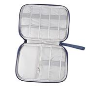 Uonlytech Digitale Multi- Custodia Per Usb Auricolari Bank Portaoggetti Portatile Blu