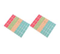 Uonlytech Etichette Adesive Impermeabili in Legno Colorato 2 Set da 4 Pezzi Texture Legno, Etichette di Classificazione e Prezzo Scritte a Mano per Ufficio e Organizzazione Colore Casuale